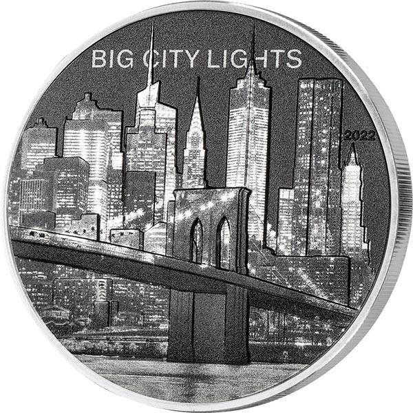 5 Dollars Cook-Inseln Big City Lights - New York 2022