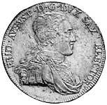 Taler Konventionstaler Friedrich August III. 1800-1806 Vorzüglich