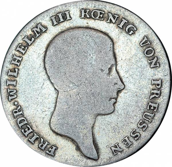 1/6 Taler Preußen Friedrich Wilhelm III.