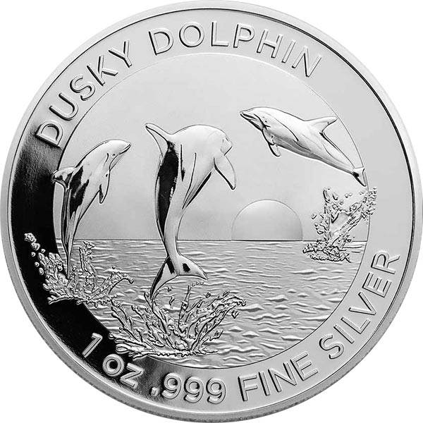 1 Unze Silber Australien Dusky Dolphin