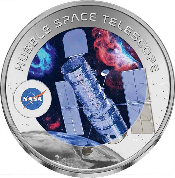 1/2 Dollar Fidschi NASA - Hubble Teleskop 2022