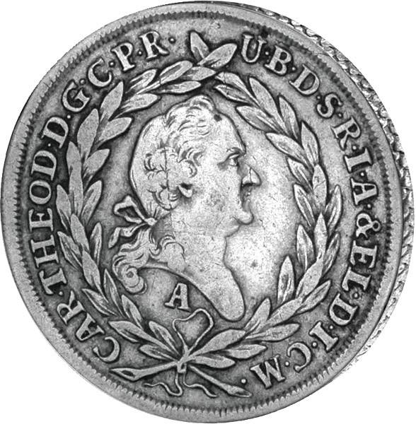 20 Kreuzer Bayern Kurfürst Karl Theodor 1778-1799