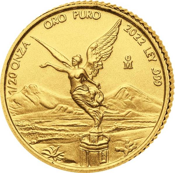 1/20 Unze Gold Mexiko Libertad 2022