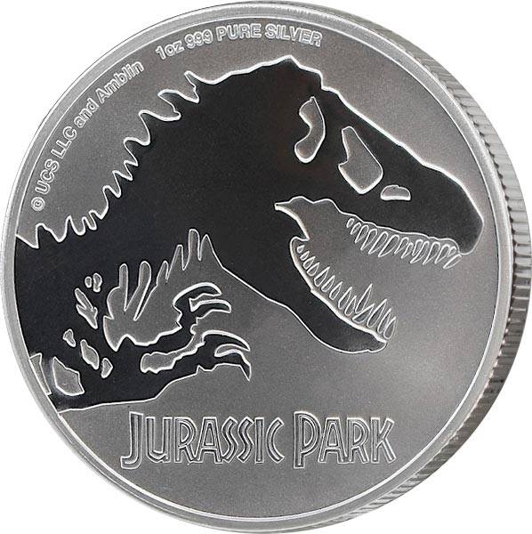 1 Unze Silber Niue Jurassic Park 2020