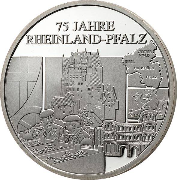 Gedenkprägung 75 Jahre Rheinland-Pfalz 2021