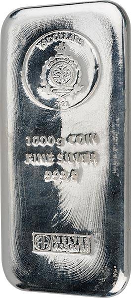 5 Kilo Silber-Münzbarren Niue Argor Hereaus 2021
