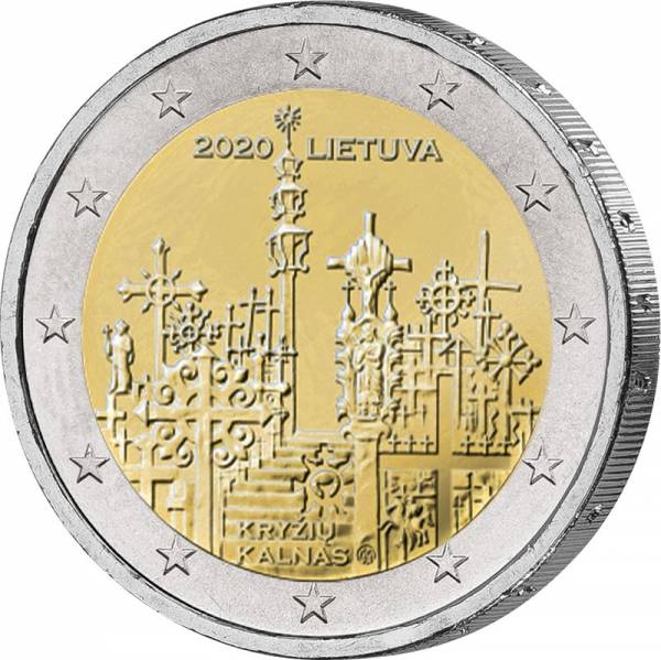 2 Euro Litauen Berg der Kreuze 2020