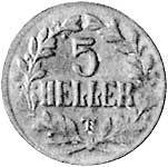 5 Heller Deutsch Ostafrika Deutsche Kaiserkrone (Tabora) 1916 T Sehr schön