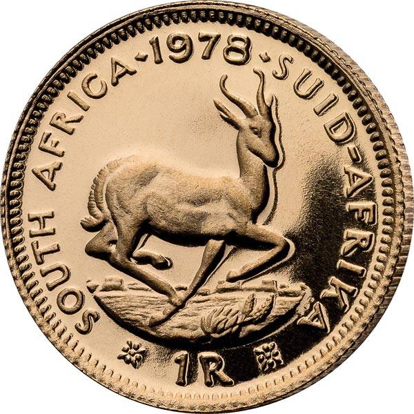 1 Rand Südafrika Jan van Riebeeck / Springbock 1961-1983