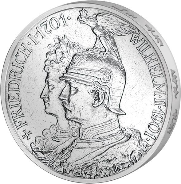 5 Mark Preußen 200 Jahre Königreich 1901 Vorzüglich