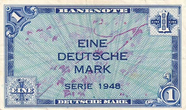 1 DM BRD Banknote 1948