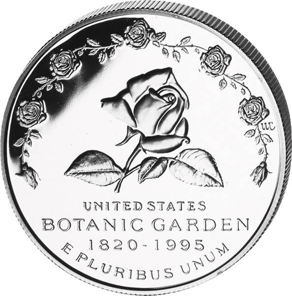 1 Dollar USA 175 Jahre Botanischer Garten Washington 1997   Stempelglanz