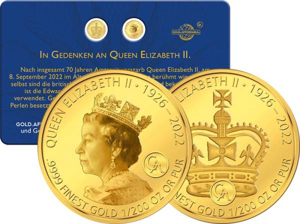 2 x 10 Francs Ruanda Queen Elizabeth II. 2022