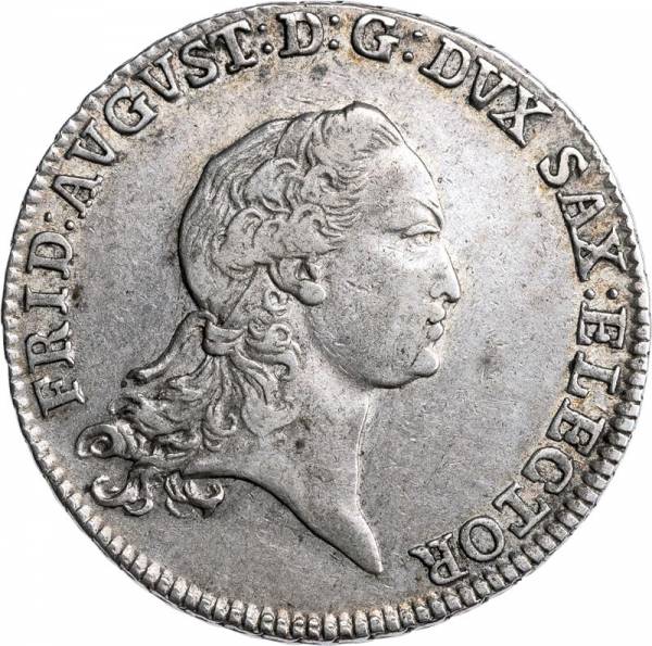2/3 Taler Sachsen Kurfürst Friedrich August III. 1769-1774