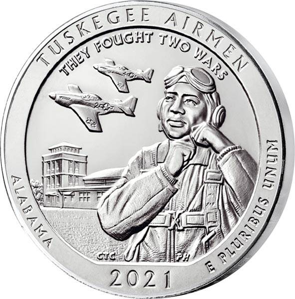 5 Unzen Silber USA Alabama Tuskegee Airmen National Historic Site