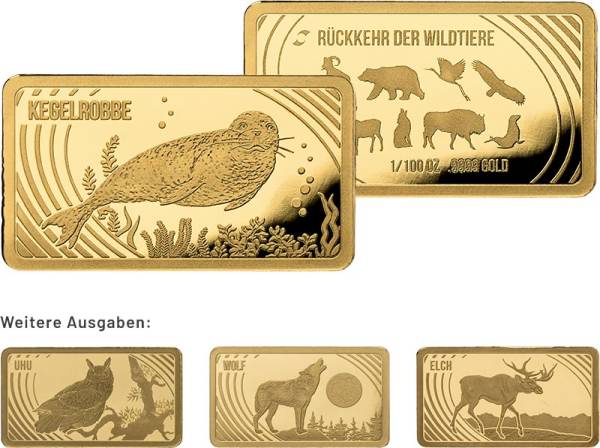 Goldbarren-Kollektion: Rückkehr der Wildtiere