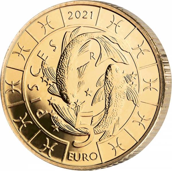 5 Euro San Marino Tierkreiszeichen Fische 2021