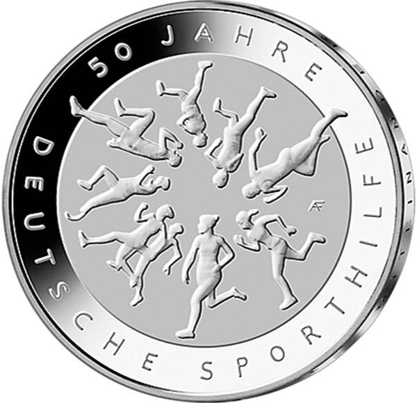 20 Euro BRD 50 Jahre Deutsche Sporthilfe 2017