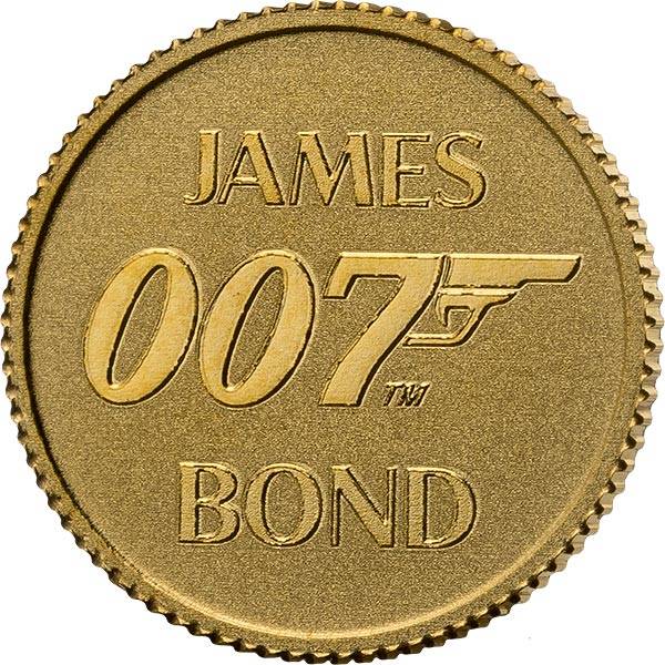 2 Dollars Tuvalu James Bond 2021