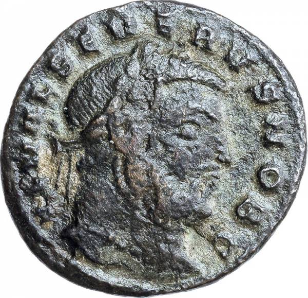 1/4 Follis Römsiches Kaiserreich Kaiser Severus II. 306-307 n. Chr.