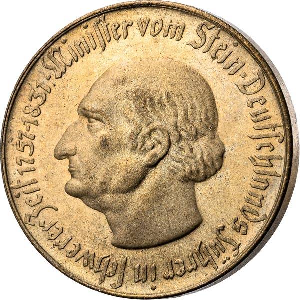 100 Mark Westfalen vom Stein 1922