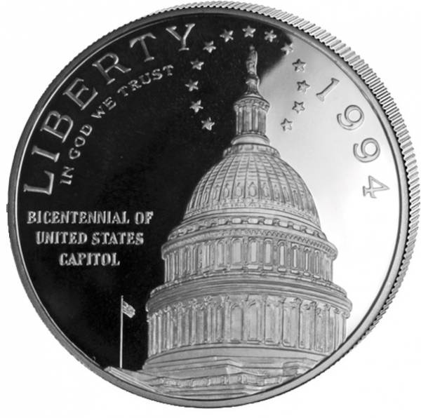 1 Dollar USA Capitol 1994 Polierte Platte (PP)