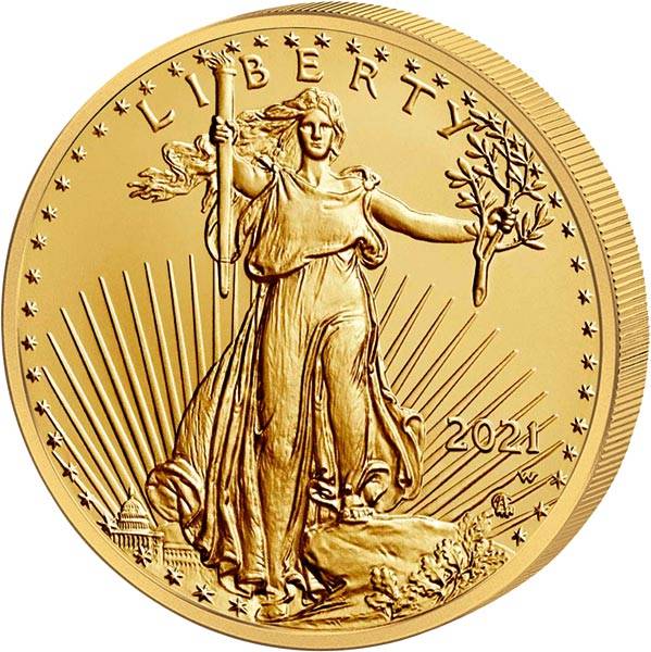 1/4 Unze Gold USA American Eagle 2021