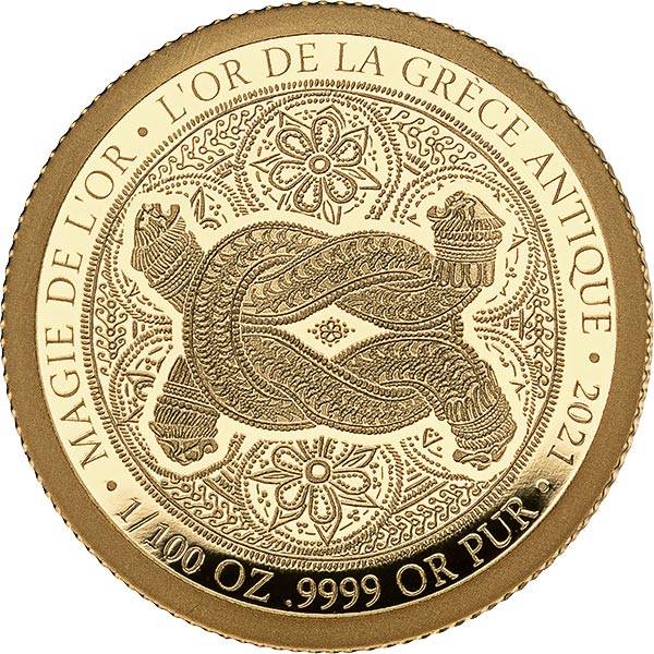 100 Francs Kongo Das Gold des Antiken Griechenlands 2021