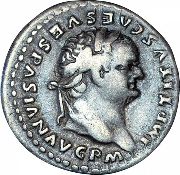 Denar Rom Kaiser Titus 79-81 n.Chr. sehr schön