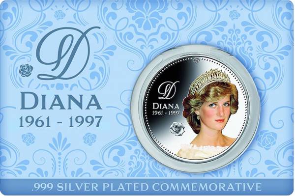 Gedenkprägung 60. Geburtstag Prinzessin Diana