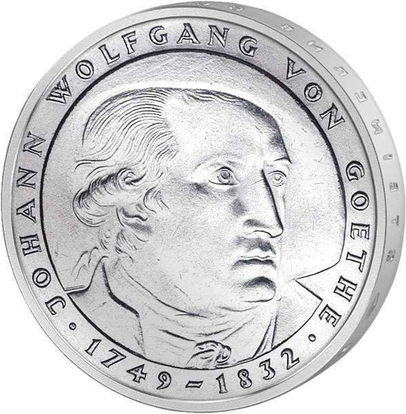 5 DM BRD Johann Wolfgang  von Goethe