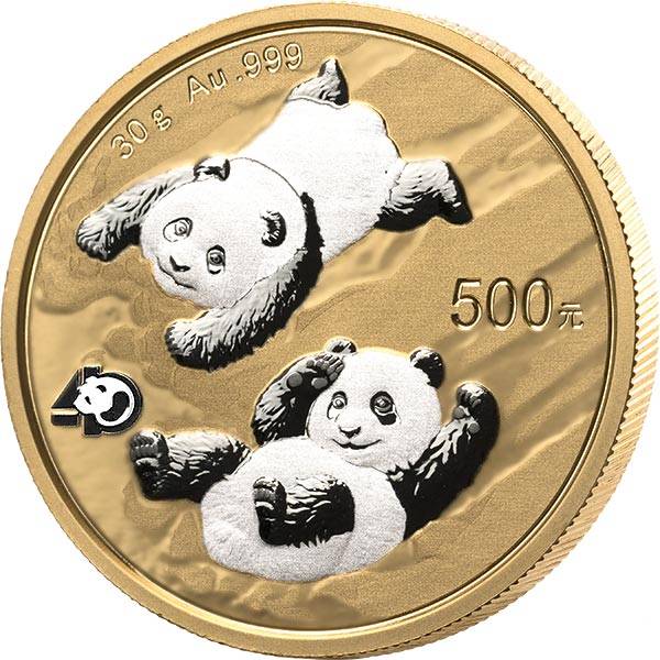 500 Yuan China Double Platinum Edition Panda 2022