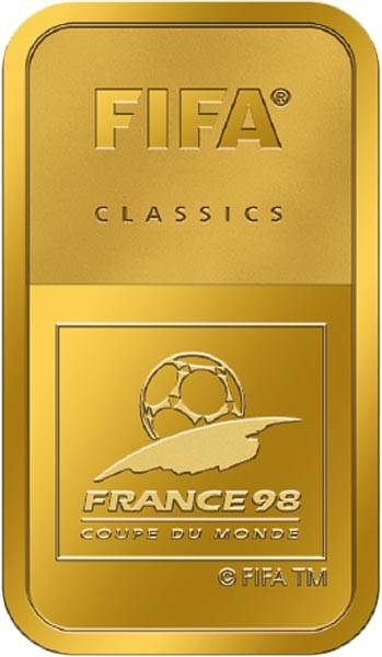 10 Dollars Salomonen FIFA Classics Frankreich 1998