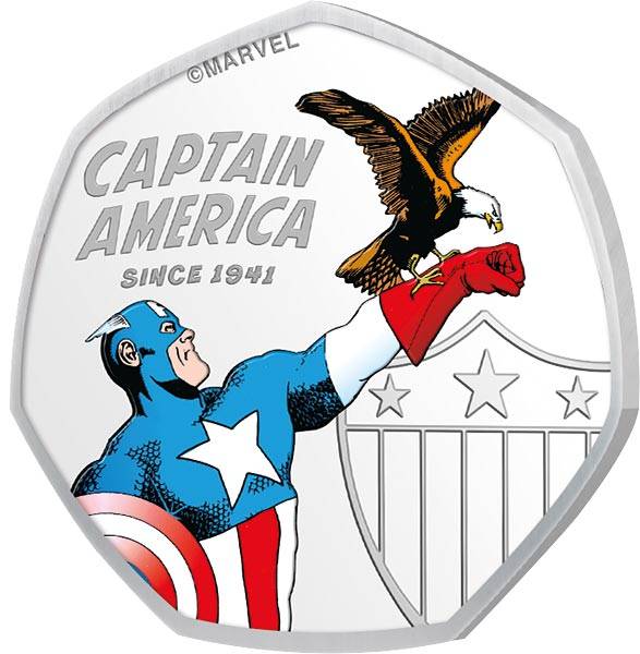 25 Cents Cook-Inseln Captain America The Patriot 2021