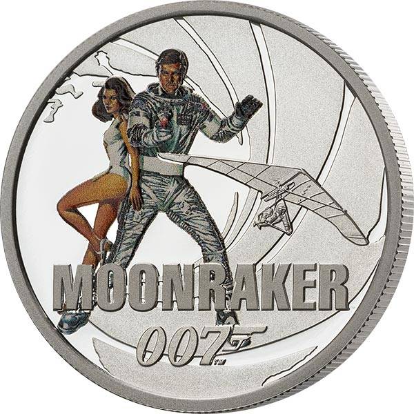50 Cents Tuvalu James Bond - Moonraker 2021