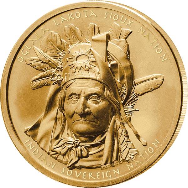 50 Dollars USA Hoch-Relief Geronimo 2023