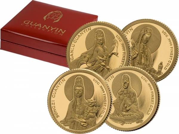 4 x 100 Francs Niger GuanYin Collection 2021