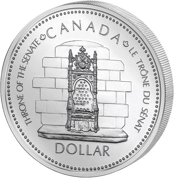 1 Dollar Kanada Silbernes Thronjubiläum Queen Elizabeth II. 1977   Prooflike
