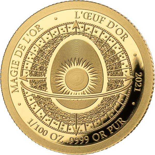 100 Francs Kongo Das Goldene Ei 2021