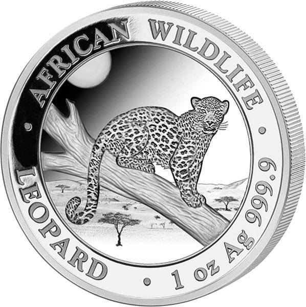 1 Unze Silber Somalia Leopard 2021