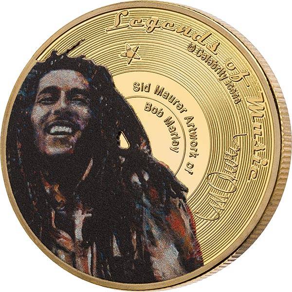 Gedenkprägung Bob Marley Legends of Music