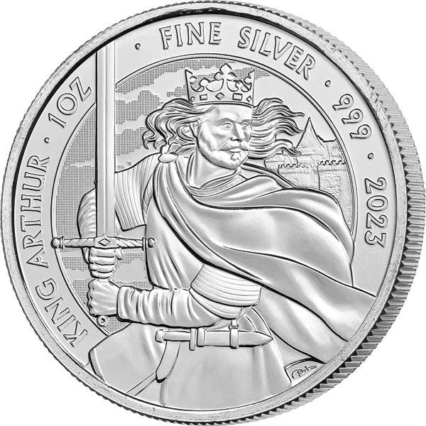 1 Unze Silber Großbritannien King Arthur 2023