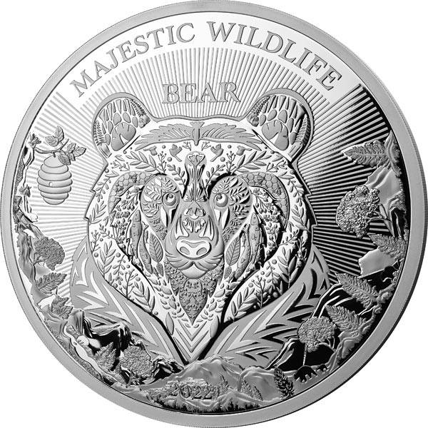 25 Dollars Samoa Majestic Wildlife Bär 2022