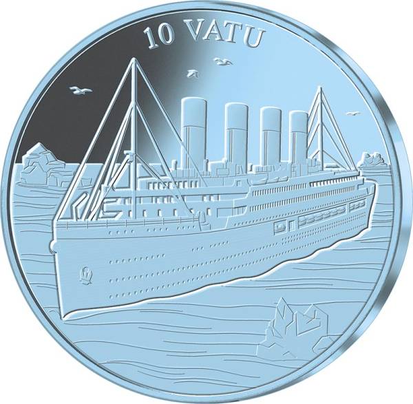10 Vatu Vanuatu Titanic 2018