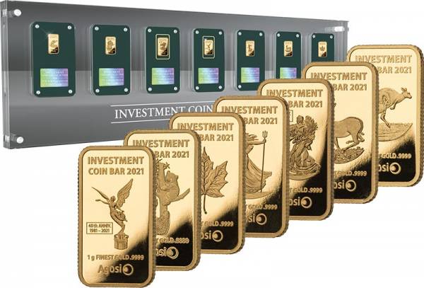 Investment Coin Bar Collection Tribute Edition 2021