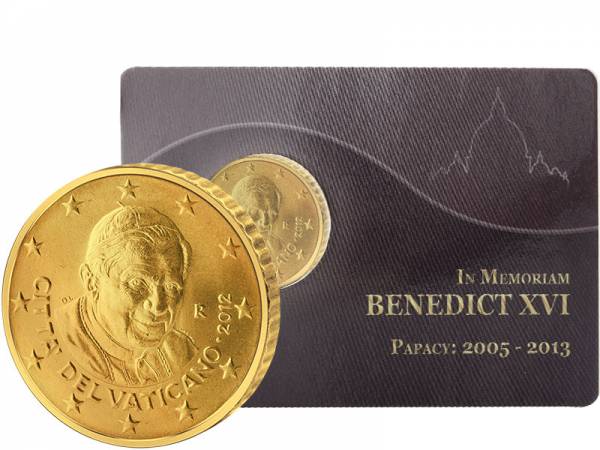 50 Cent Vatikan In Gedenken an Papst Benedikt XVI 2006-2013