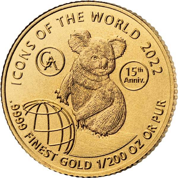 1/200 Unze Gold Ruanda Panda 2022