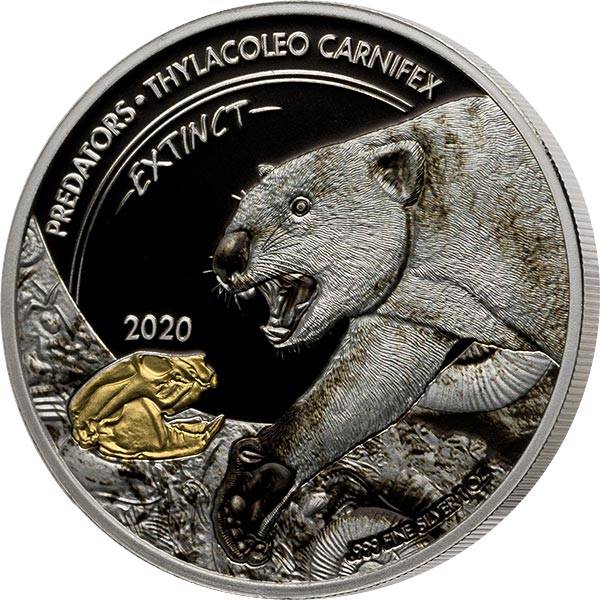 20 Francs Kongo Predators Extinct Thylacoleo