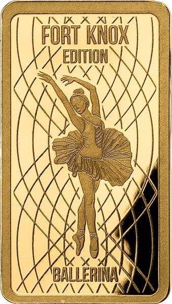 Goldbarren Fort Knox Ballerina