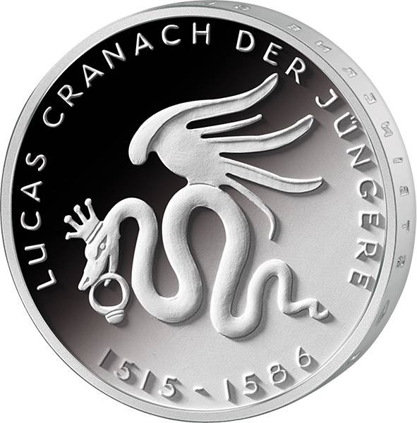 10 Euro BRD 500. Geburtstag Lucas Cranach 2015